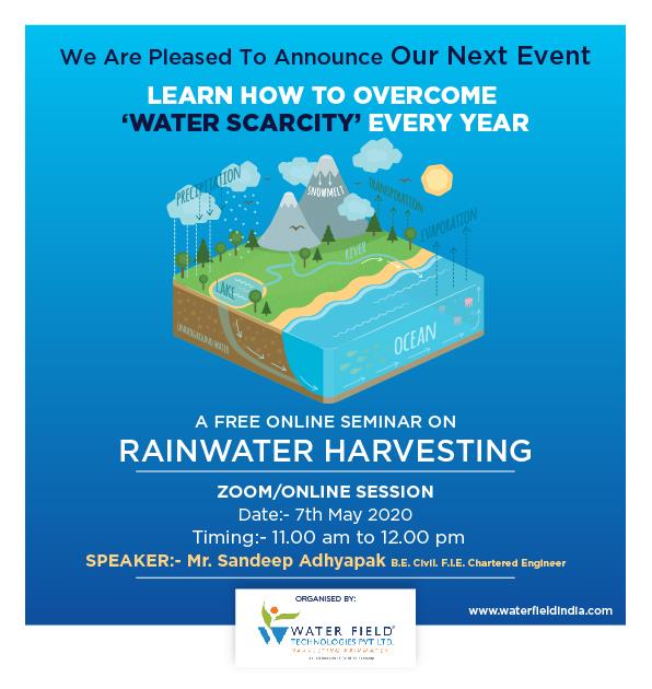 Free Online Seminar On RainWater Harvesting 03