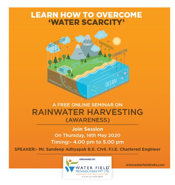Free Online Seminar On RainWater Harvesting (Awareness)05